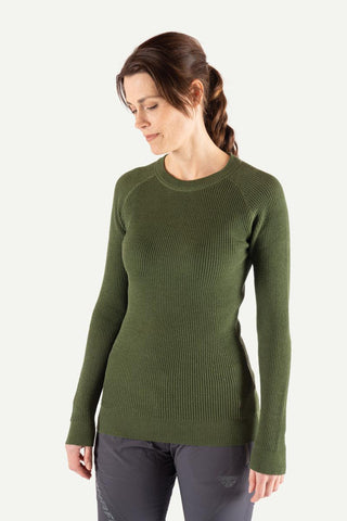 Lanullva Havbris 2.0 Ulltrøye Crewneck, Granbar-Lanullva