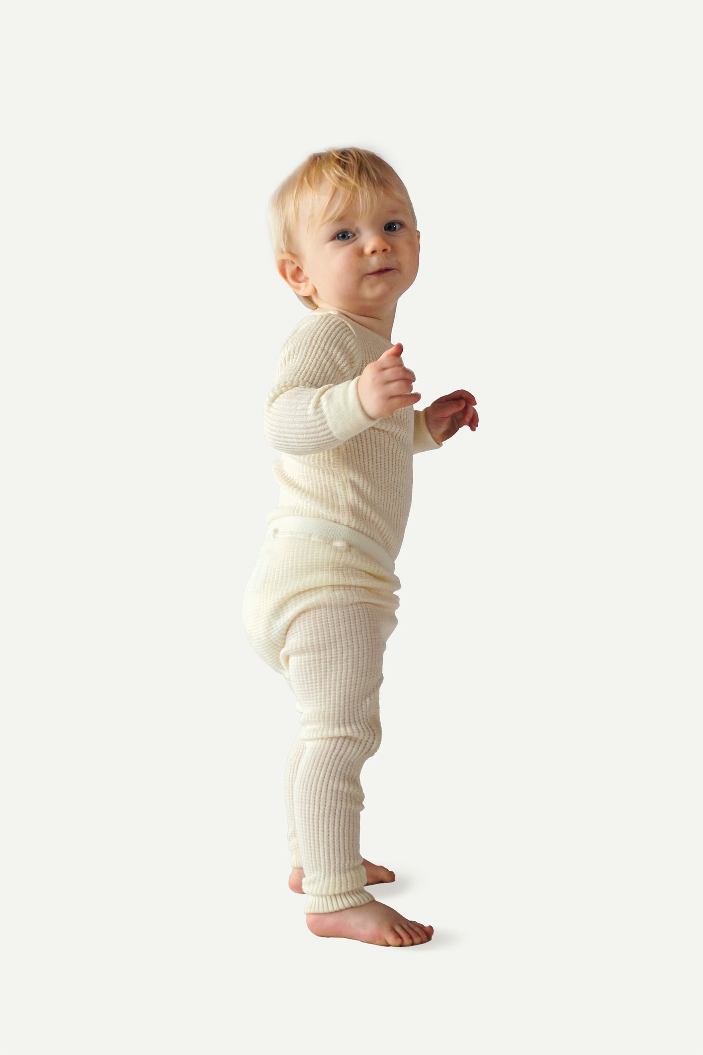 Lanullva Havbris 2.0 Ulltights Baby, Offwhite