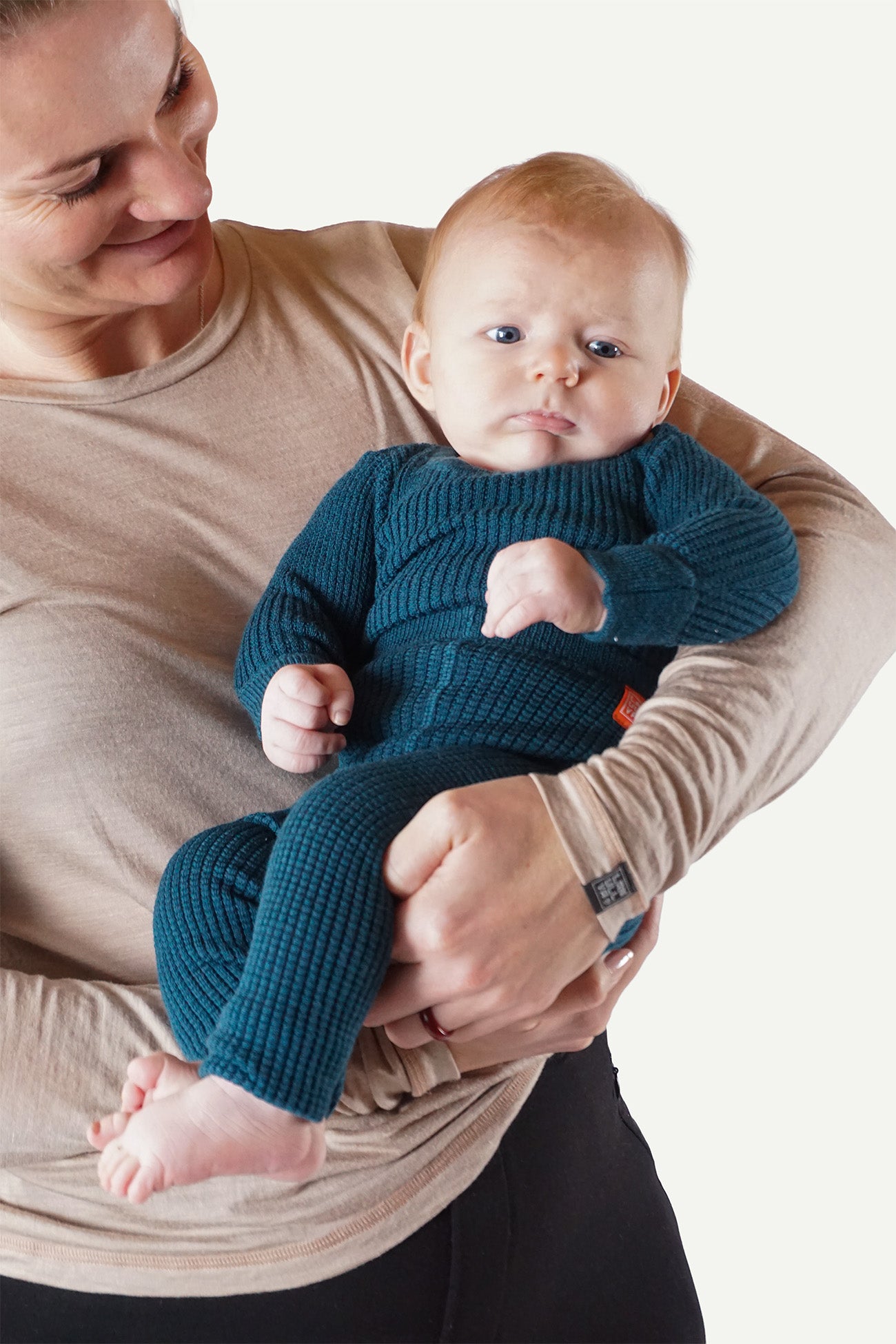 Lanullva Havbris 2.0 Wool tights Baby, Mountain blue