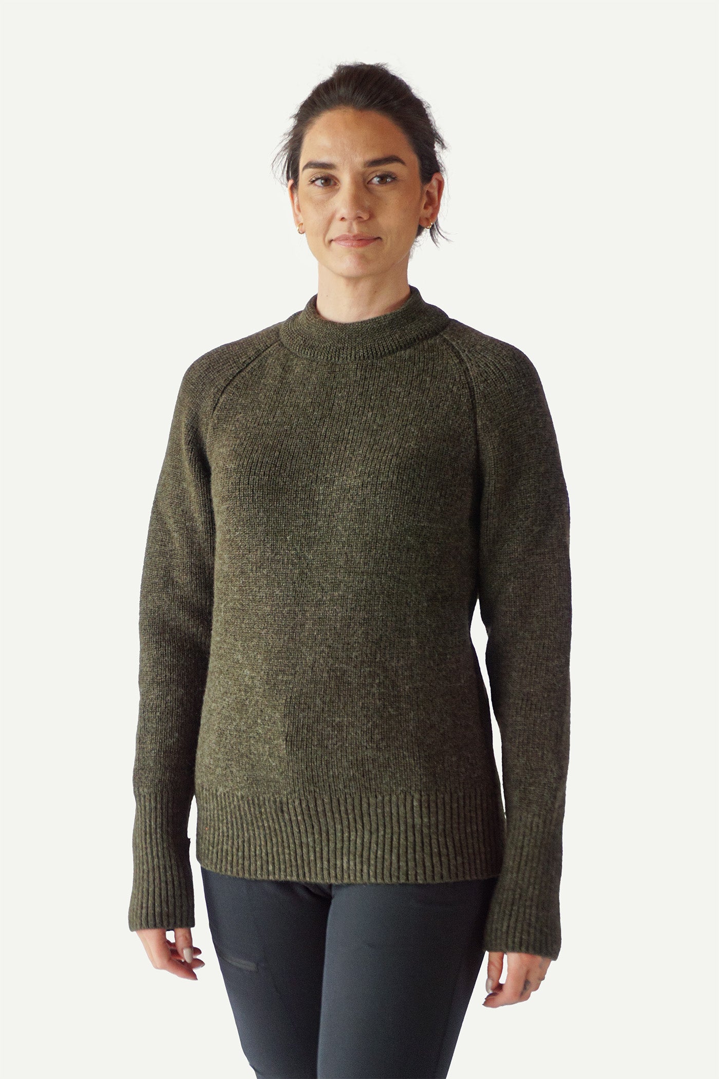 Lanullva Eilif Genser Crewneck, Grønnbakken