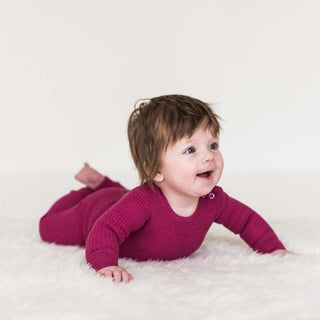 Lanullva Havbris Ulltights Baby , Fuchsia-Lanullva