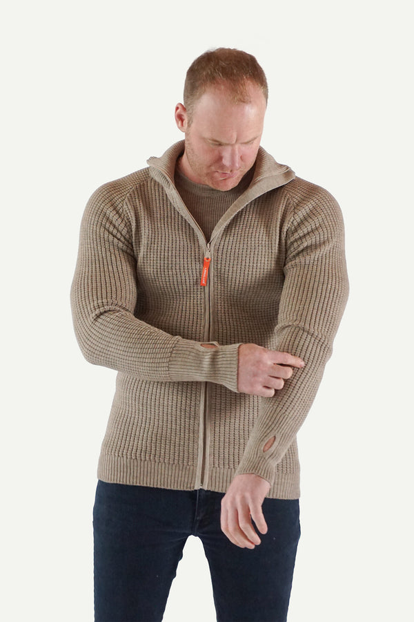 Lanullva Hustadvika 2.0 Ulljakke Zip, Linen