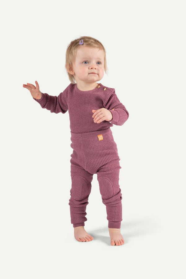 Lanullva Behagelig Havbris ulltights, Lyng rosa | Baby